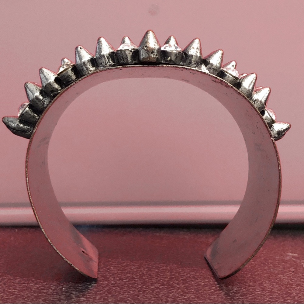 Absolute Stunner Rhinestone & Spike Bracelet - Picture 2 of 5